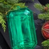 8" Emerald Jewel Ornament