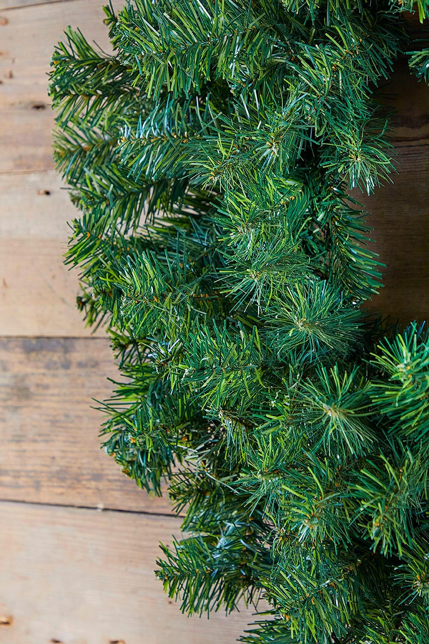 30β Unlit Norway Pine Wreath - Image 2