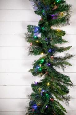 9’ X 16” LED Belgium Garland - Multi