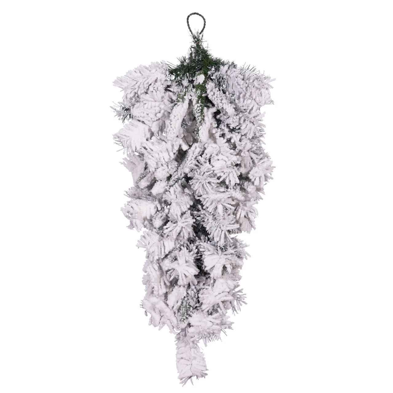 30" Flocked Balsam Teardrop - Image 3