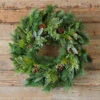 30" Juniper/Cedar Mix Pine/Bayleaf And Pinecone Wreath