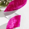 4” X 10 Yard Fuchsia Crown Velvet Metallic Back Ribbon