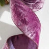 4” X 10 Yard Lavender Crown Velvet Metallic Back Ribbon