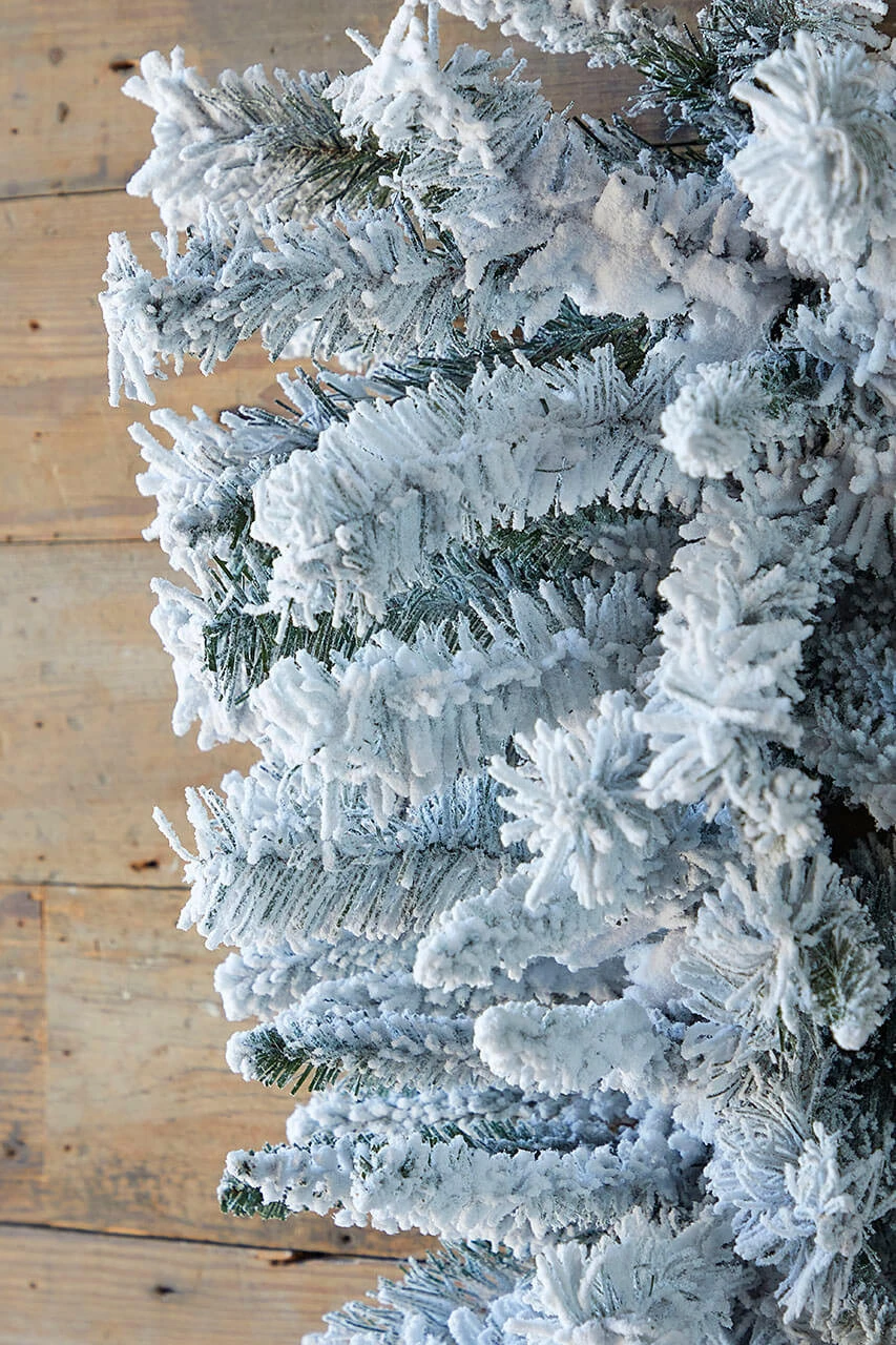 30" Flocked Balsam Teardrop - Image 2