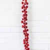 5’ Holiday Red Jingle Bells Garland