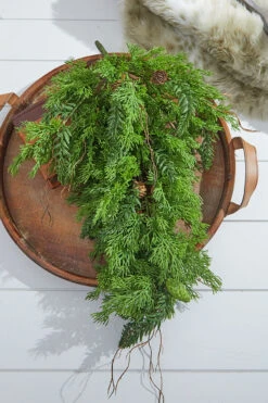 32” Christmas Cedar/Hemlock Swag
