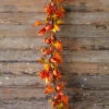 5' Pumpkin Bittersweet Fall Garland
