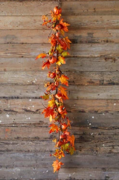 5' Pumpkin Bittersweet Fall Garland