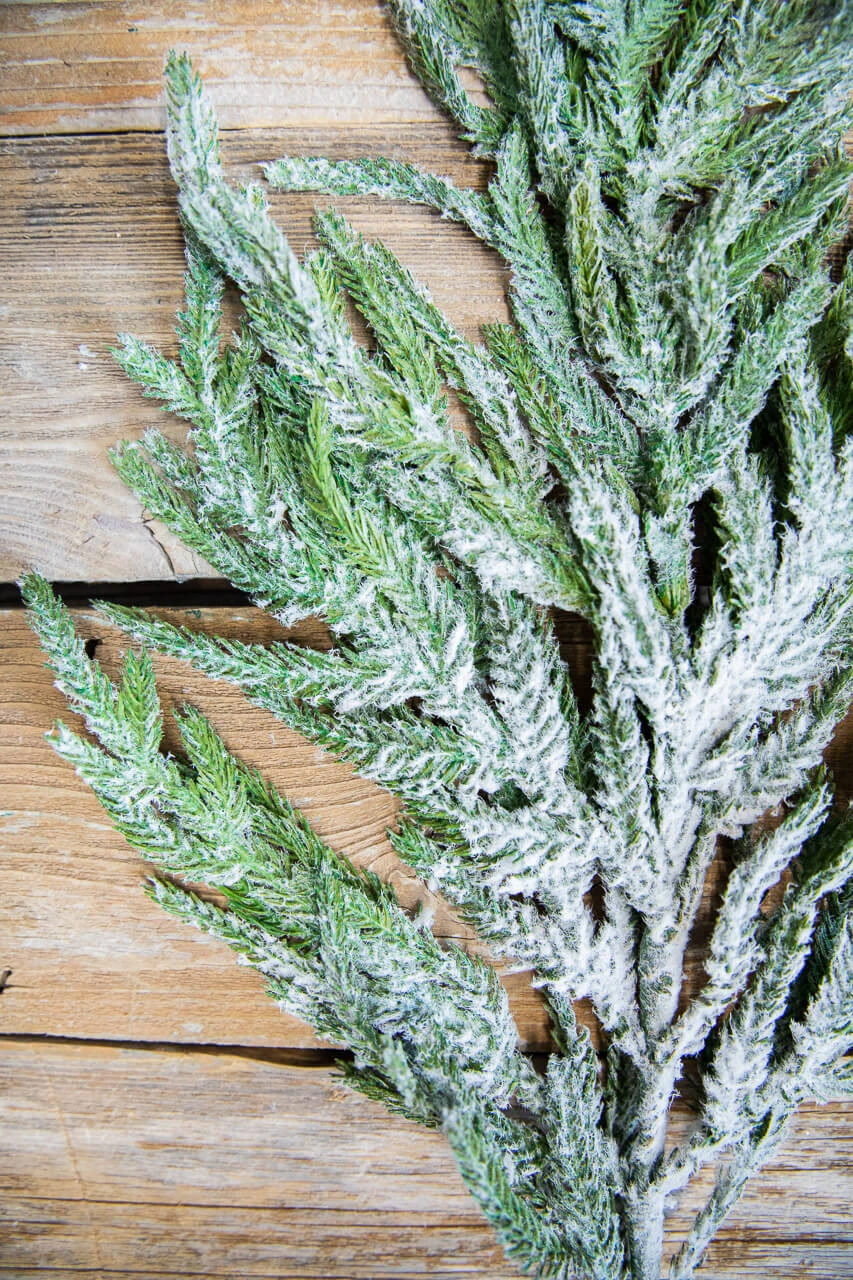 38β Real Touch Flocked Norfolk Spray - Image 2