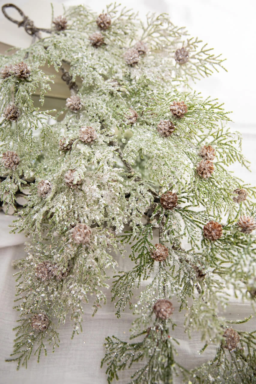 24β Frosted Cedar Swag - Image 2