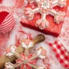 8.5" Claydough Candy Snowflake Ornament