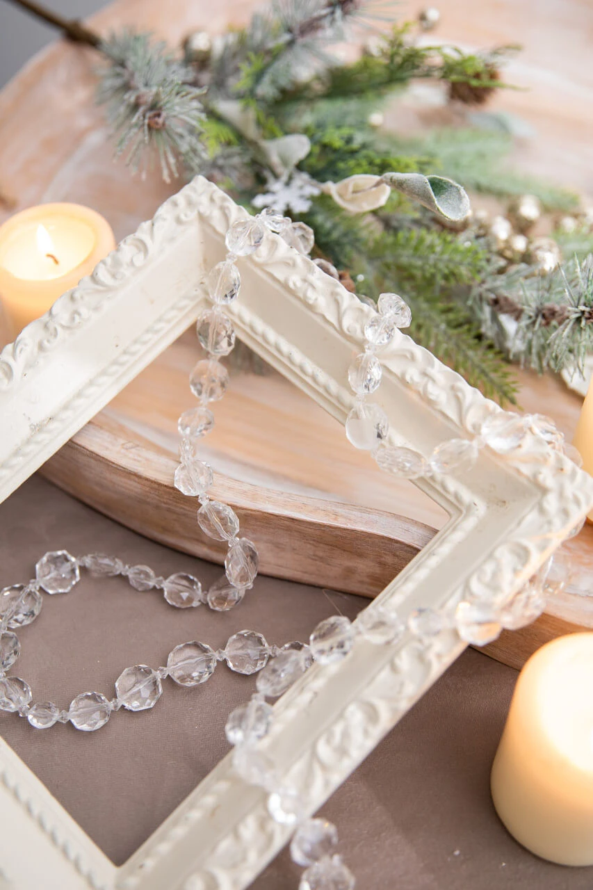 48β Acrylic Crystal Clear Bead Garland - Image 2