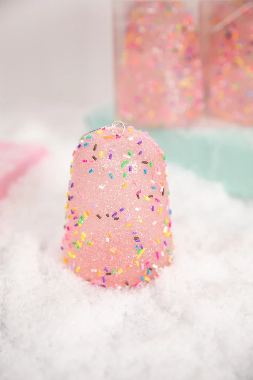 3.5β Candy Sprinkle Gumdrop Ornaments - Set Of 6 - Image 3