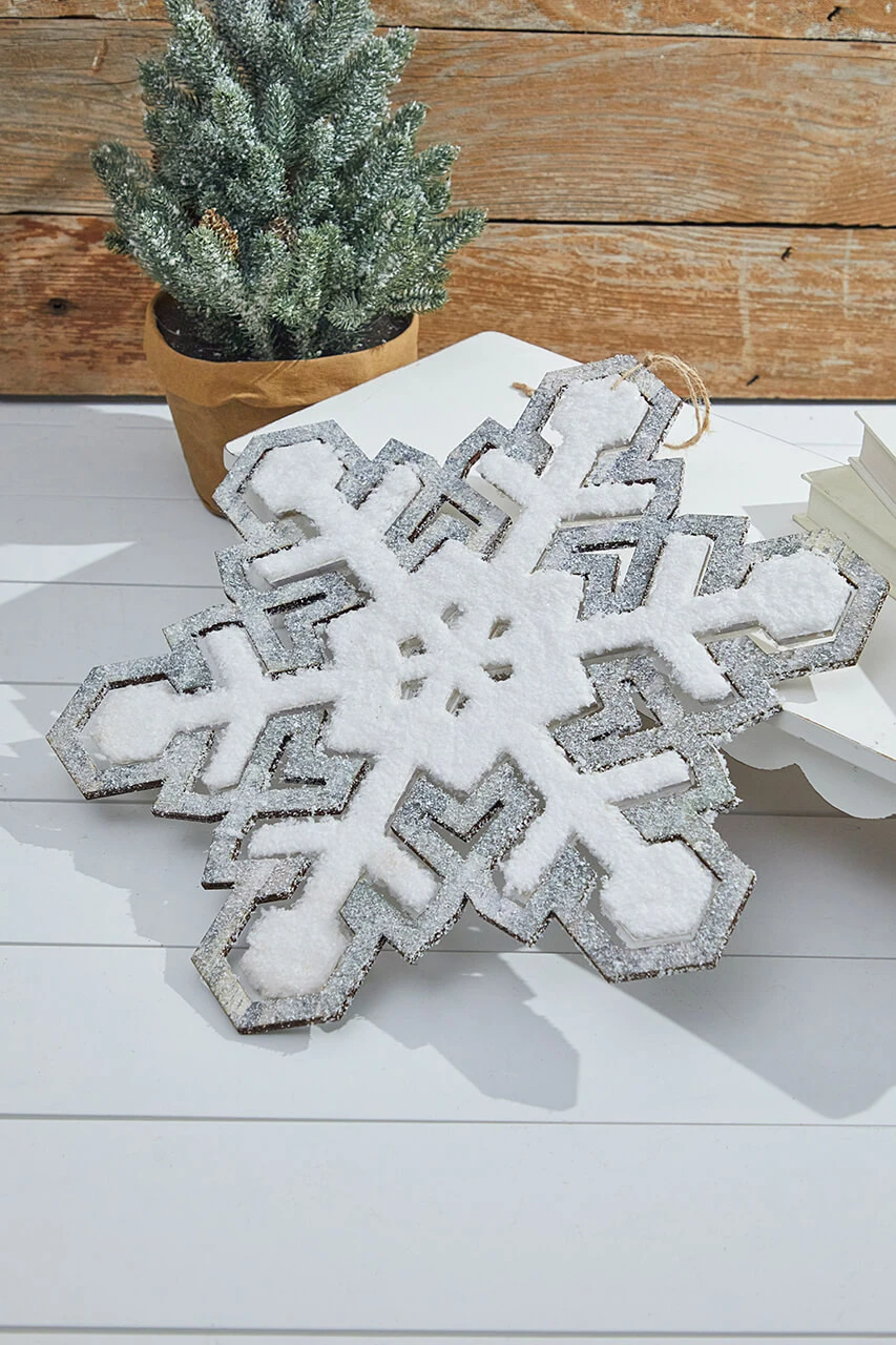 17.5โ Hanging Snowflake Ornament
