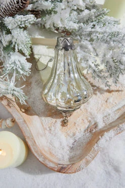 7" Lantern Elizabethan Mercury Glass Ornament