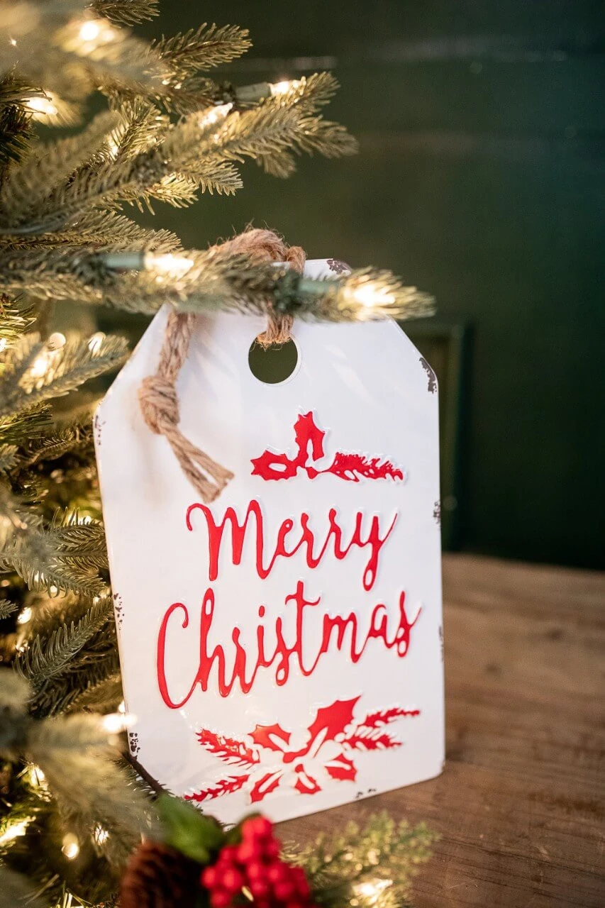 12β Metal Holiday Sign Ornament - Image 4