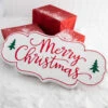 18" X 9” Metal Merry Christmas Wall Piece