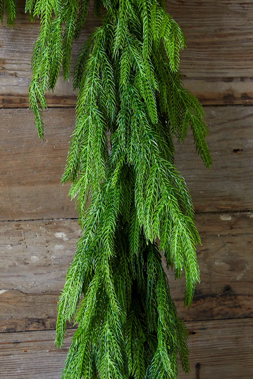72β Real Touch Norfolk Pine Garland - Image 2