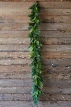 6' Bristle Pine With Natural Touch Evergreen Garland