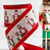 4" X 10 Yard Nutcracker Velvet Ribbon