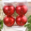 3.5" Mercury Ball Ornament - Set Of 4