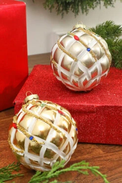 4” Glass Ball Ornament