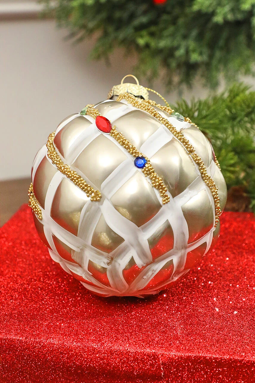 4โ Glass Ball Ornament - Image 3