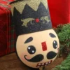8.5” Holiday Nutcracker Black Ornament