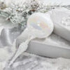 10" Pearl Glass Bulb Finial Ornament