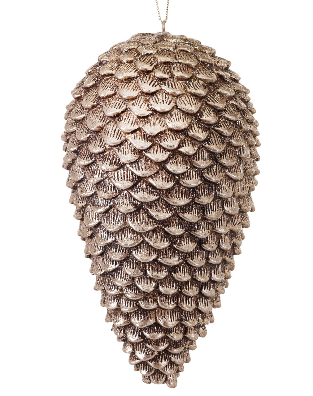 9β Glitter Sequoia Pine Cone Christmas Ornament - Image 3