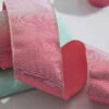 4” X 5 Yard Pink Splash With Fused Tissue Back Ribbon