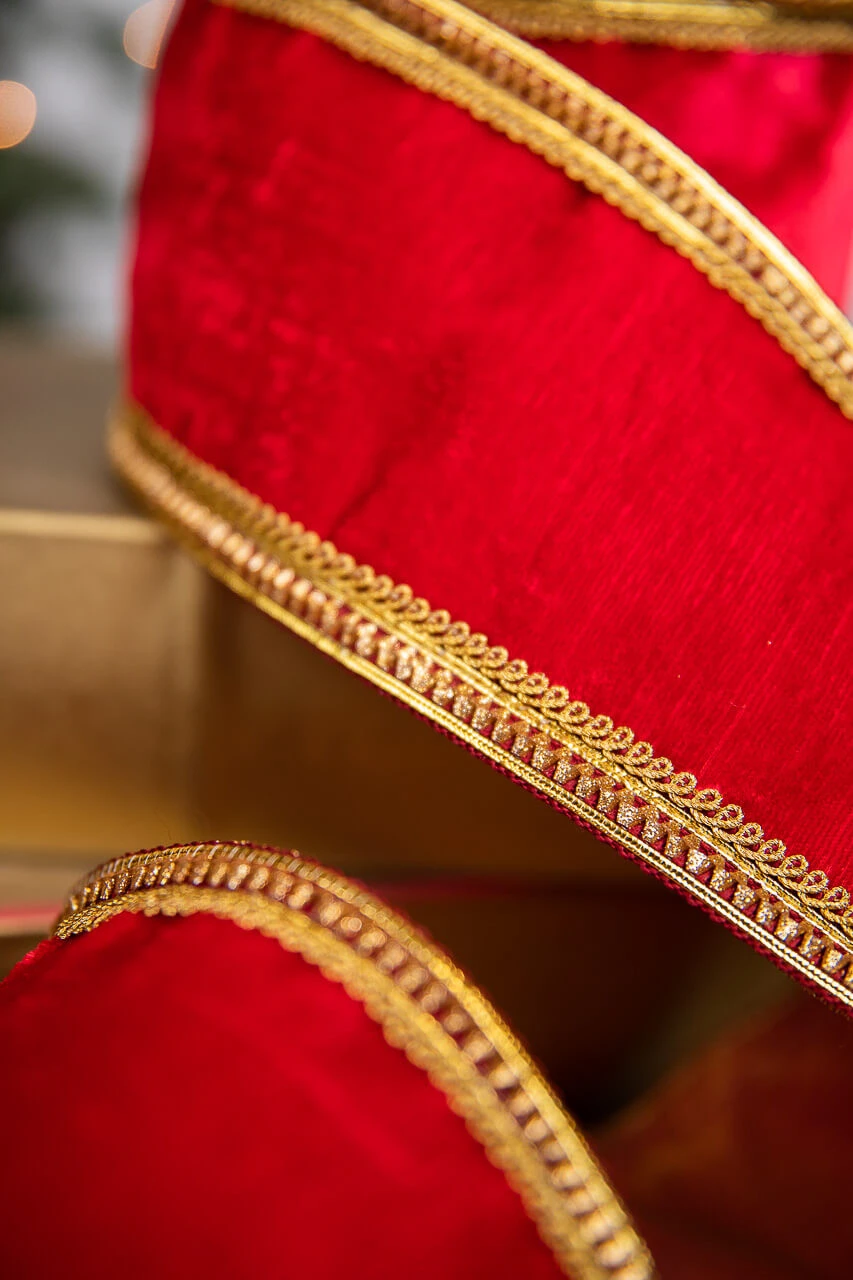 4β X 5 Yard Viscose Velvet Tissue Back Ribbon - Image 2