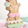 8” Resin Gingerbread Girl Stocking Holder