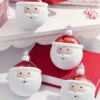 3.5" Santa Claus Ball Ornament - Set Of 4