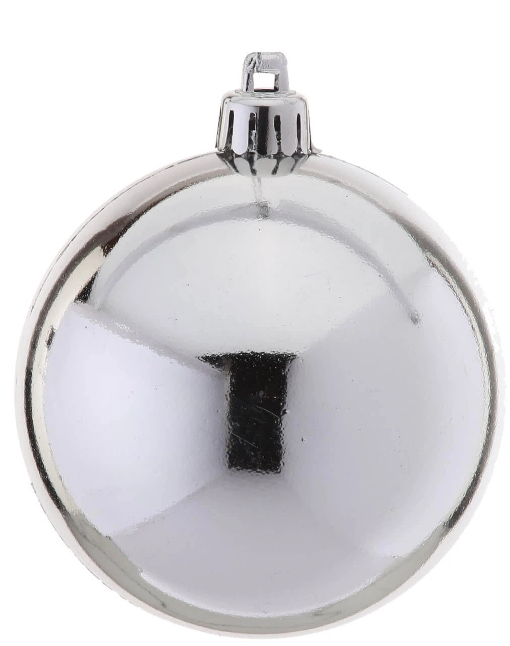 3" Silver Shiny Ball - Box Of 6 - Image 4