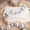 60" Silver Mercury Finish Shatterproof Ball Ornament Garland